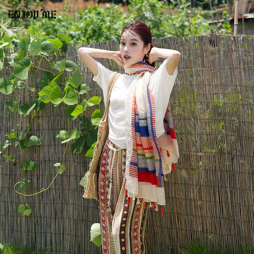 【门店同款】ENJOY夏季“假日漫寻”松弛斜裁针织 163497251 商品图1