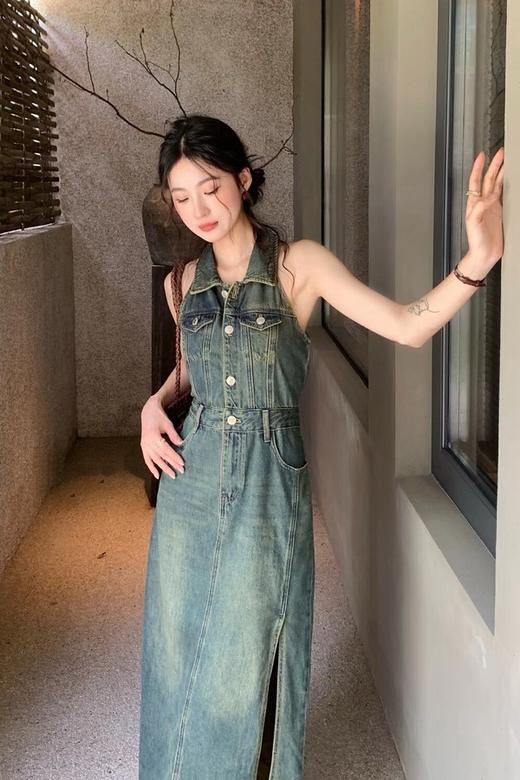 Kai & Kiera 港风复古牛仔连衣裙 20878 商品图2
