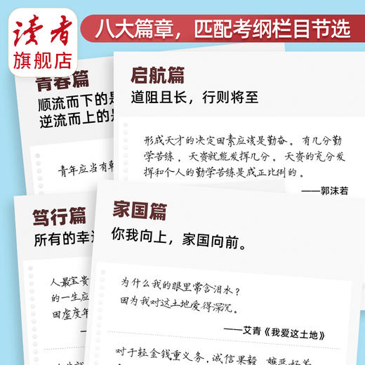 《读者·名言佳句》、《读者·热点素材》 金句/素材宝库 中高考适用 写作指南 商品图4