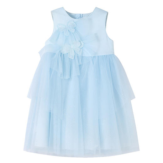 【实体店同款】女童无袖礼裙秋季新款安奈儿童装XG533196 商品图6