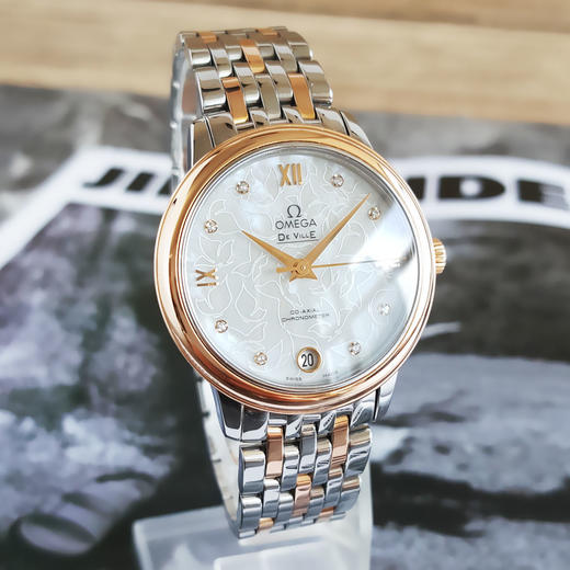 【95新】OMEGA 欧米茄碟飞系列424.20.33.20.55.001天文台认证同轴自动机械机芯33MM（女款）日期显示 230625TB01 商品图2