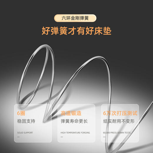 雅芳婷床垫家居床上用品金刚特硬床垫(新款)LK039 商品图1