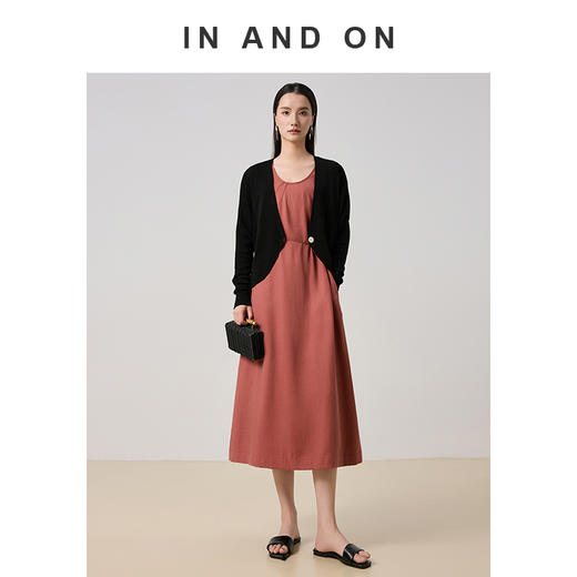 54587 IN AND ON 清风叙 100%莱赛尔钩花针织开衫RJ004 商品图5