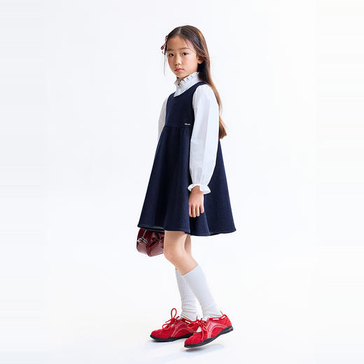 【实体店同款】女童无袖连衣裙秋季新款安奈儿童装AG533436 商品图5