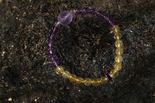 YFJ0002°招财进宝·金发晶手串 商品图2