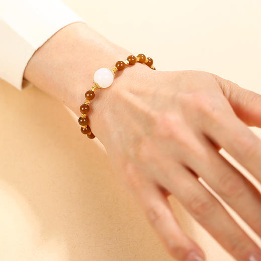 唐竺•和田玉糖玉圆珠手串 商品图1