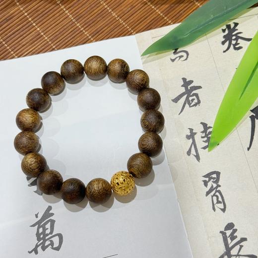 【天然绿棋楠沉香手串-个性款】众香之魁 木中舍利｜品质严选 产地直发 商品图4