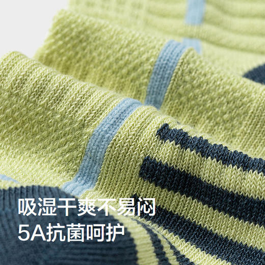 【商场同款】巴拉巴拉男童袜子秋新品儿童运动风袜吸湿抗菌两双装 商品图3