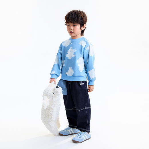 【实体店同款】男童圆领长袖卫衣秋季新款安奈儿童装XB531163 商品图5