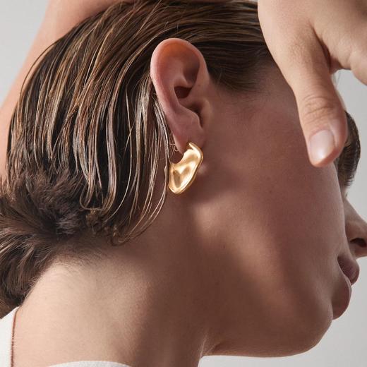 订购6周到｜Joidart-CALA-金色 缺口随形片 耳环［西班牙设计师］ 商品图3