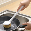 【批发】美丽雅剑麻锅刷长柄多功能刷子家用洗锅不沾油耐高温去污擦锅刷洗 商品缩略图3