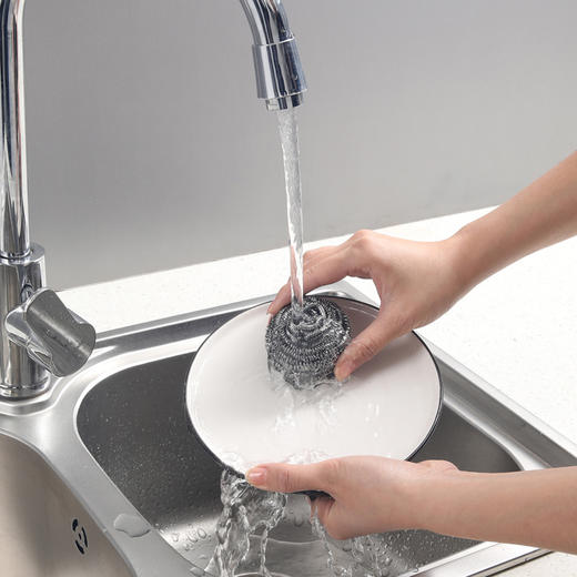 【批发】美丽雅不锈钢钢丝球厨房清洁神器不掉渣耐用10只入 商品图8