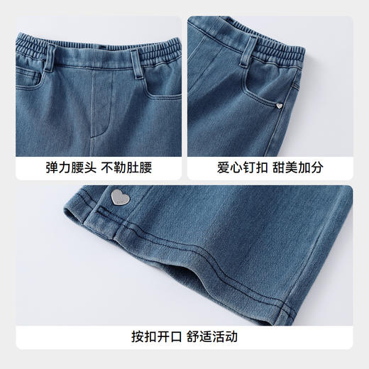 【实体店同款】女童全腰针织裤秋季新款安奈儿童装AG536155 商品图4