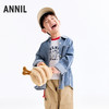 【实体店同款】男童翻领牛仔上衣秋季新款安奈儿童装XB531170 商品缩略图1