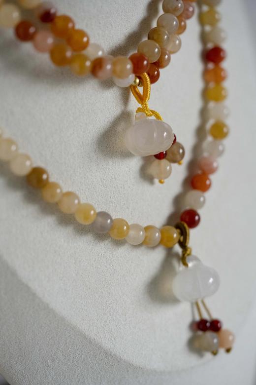 天然金丝玉多圈手串 贼显白的蜜糖配色 商品图9