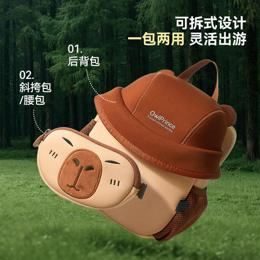 猫太子幼儿园书包男女孩儿童小学生宝宝一年级背包儿童出游包超轻2025新款 商品图1