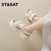 星期六时尚亮片魔术贴厚底凉鞋SSD2115TAQ 商品缩略图1