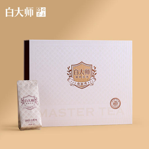 白大师白茶茶叶正宗福鼎白茶2021年大师风范白牡丹散茶送礼礼盒 商品图1