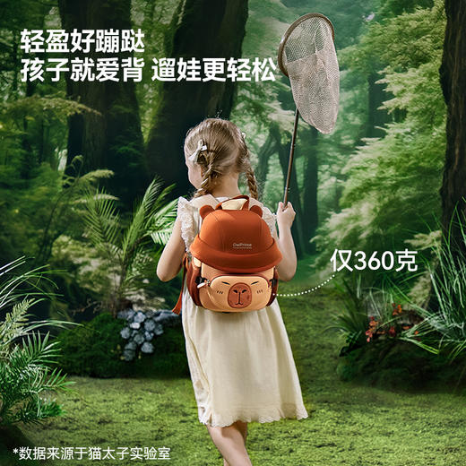 猫太子幼儿园书包男女孩儿童小学生宝宝一年级背包儿童出游包超轻2025新款 商品图3
