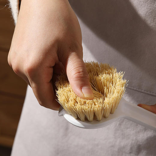 【批发】美丽雅剑麻锅刷长柄多功能刷子家用洗锅不沾油耐高温去污擦锅刷洗 商品图4