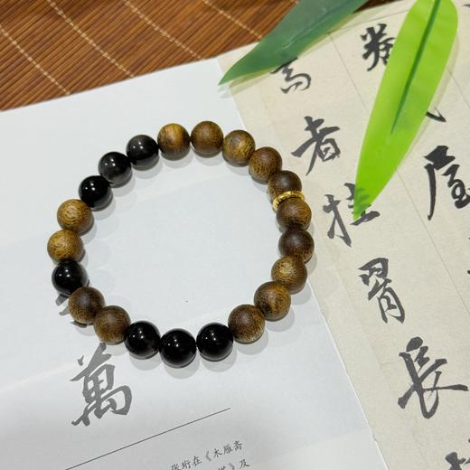 【天然绿棋楠沉香手串-个性款】众香之魁 木中舍利｜品质严选 产地直发 商品图7