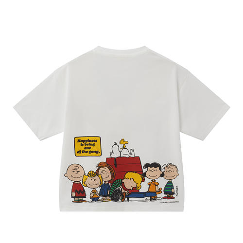 佐丹奴童装【史努比联名款】【sorona】弹力保型面料凉感短袖T恤03085295 商品图5