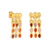 订购6周到｜Joidart-AUBE-金色 彩色珐琅 流苏 吊坠 耳环［西班牙设计师］ 商品缩略图1