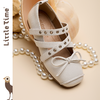 littletime女童公主鞋2025春夏新皮鞋儿童闪粉紫金芭蕾鞋礼服单鞋 商品缩略图2