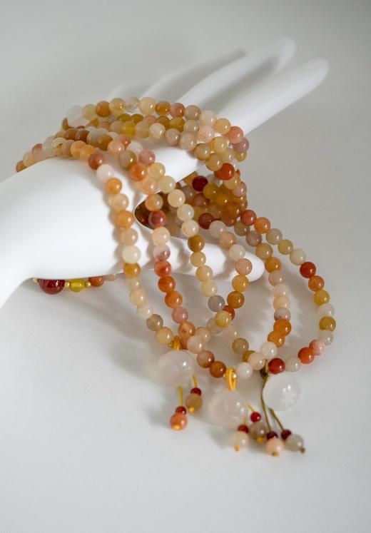 天然金丝玉多圈手串 贼显白的蜜糖配色 商品图6