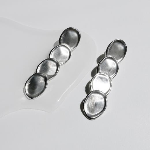 订购6周到｜Joidart-CALA-银色 随形片 长吊坠 耳环［西班牙设计师］ 商品图3