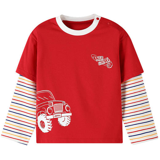 【实体店同款】男童圆领长袖针织衫秋季新款安奈儿童装XB531157 商品图6