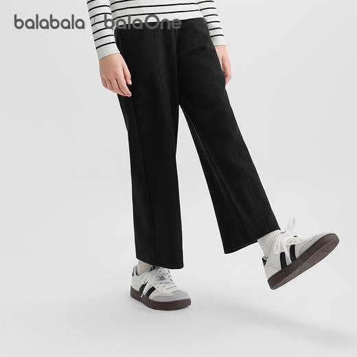 巴拉巴拉balaOne童装儿童裤子女童长裤2025秋新款直筒裤甜美时尚 商品图1