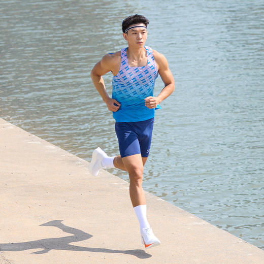多威跑吧背心男夏季新款运动背心透气无袖T恤2152002 商品图8