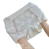 【69.9到手5条装❗️布蕾法绣内裤礼盒】奶乎乎甜到冒泡，裹进蕾丝提花绣的浪漫陷阱，加宽半透蕾丝绣包裹臀部设计，若隐若现性感小心机，不卡档不夹臀，中腰透气凉感无痕蕾丝女士内裤L 商品缩略图4
