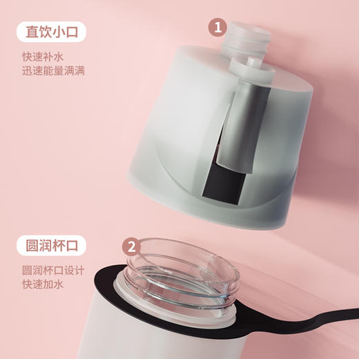 凯速便携大容量喷雾运动水杯NB09(灰色)【XPTX】 商品图8