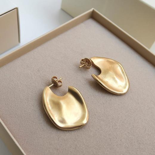 订购6周到｜Joidart-CALA-金色 缺口随形片 耳环［西班牙设计师］ 商品图5
