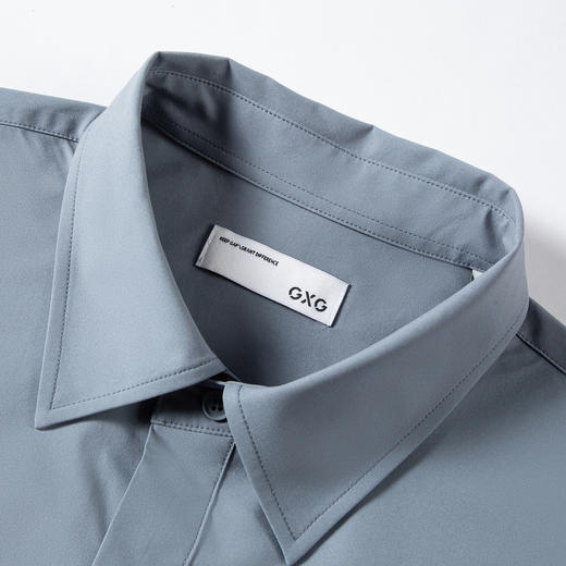 GXG男装 多色宽松翻领短袖衬衫 夏季热卖G24X232011 商品图3