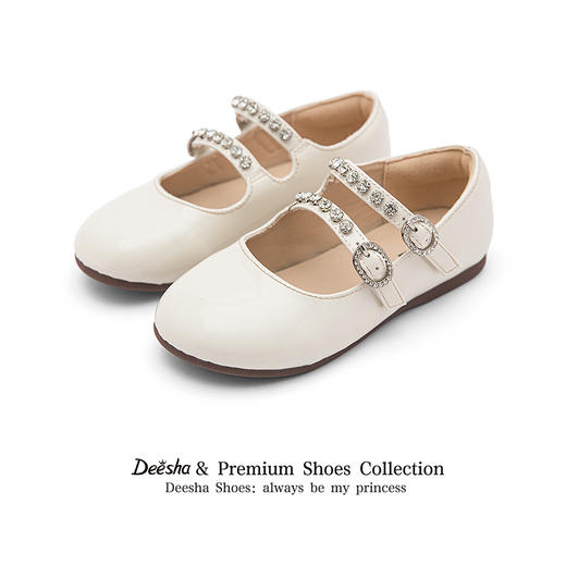 笛莎Deesha 女童童鞋2025秋新款浅口低帮皮鞋 商品图2