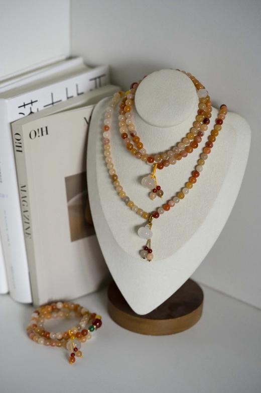 天然金丝玉多圈手串 贼显白的蜜糖配色 商品图11