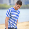 鹰爪海魂衫COOLMAX速干t恤男短袖条纹夏季半袖 商品缩略图2