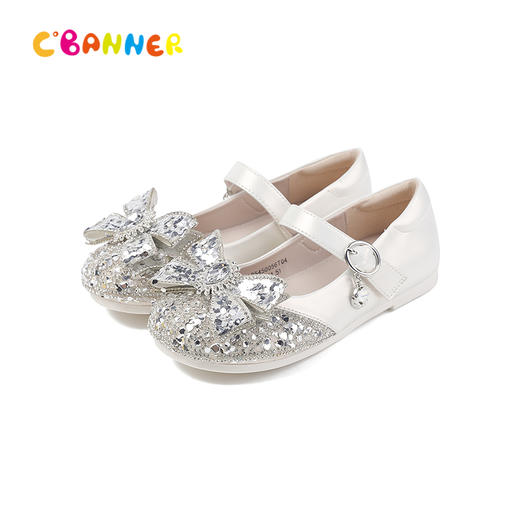 千百度梦幻配色闪钻饰扣童鞋A25450056 商品图4