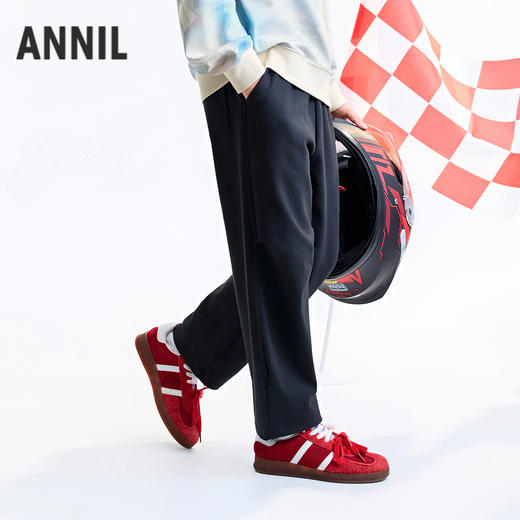【实体店同款】男童全腰针织单裤秋季新款安奈儿童装AB536106 商品图1