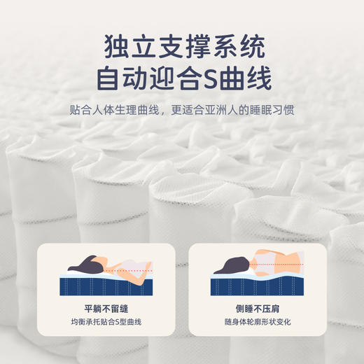 雅芳婷床垫家居床上用品欣然享梦加硬护脊床垫LK060 商品图1
