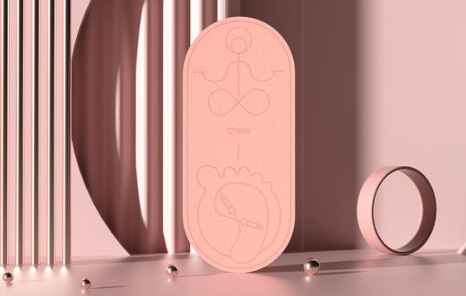 凯速瑜伽跳绳两用健身垫EA66珊瑚粉【XPTX】 商品图7