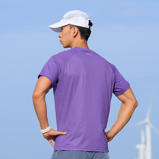 多威涂鸦圆领衫男透气速干短袖轻薄运动T恤2242518 商品图6