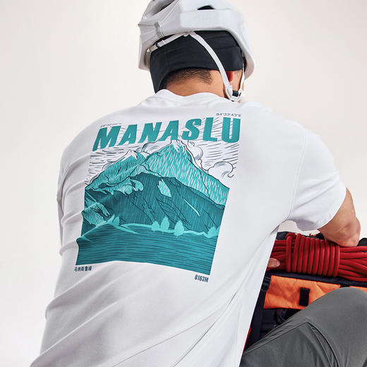 KAILAS凯乐石 中性款马纳斯鲁峰棉T KG2537128【Z】 商品图2