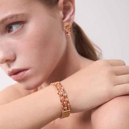 订购6周到｜Joidart-AUBE-金色 彩色珐琅 手链［西班牙设计师］ 商品图0