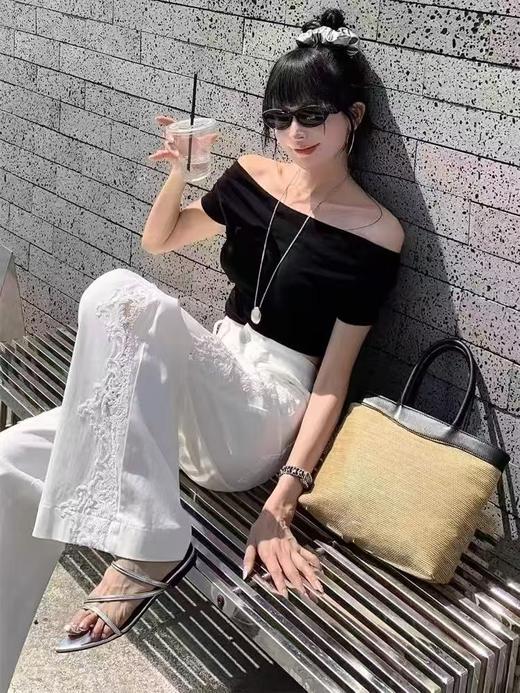 特卖【牛仔裤2025】（软料➕高弹力）Y081爆款夏季镂空牛仔裤-喜出 商品图3