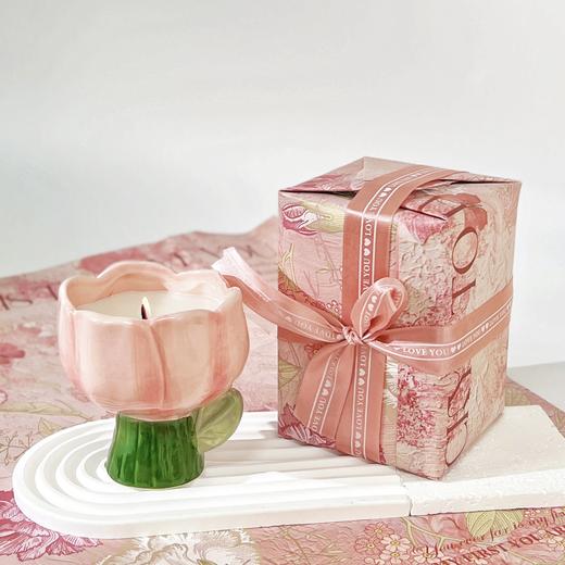 郁金香香薰蜡烛 🎁送闺蜜的心动之选✨郁金香香薰蜡烛，让卧室氛围感爆棚！无烟设计，精致摆件，送闺蜜生日礼物伴手礼 摆件卧室家用无烟氛围感香熏 商品图6