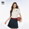 P&X设计师女装2025秋季简约polo法式翻领短款针织衫825331107白色 商品缩略图3